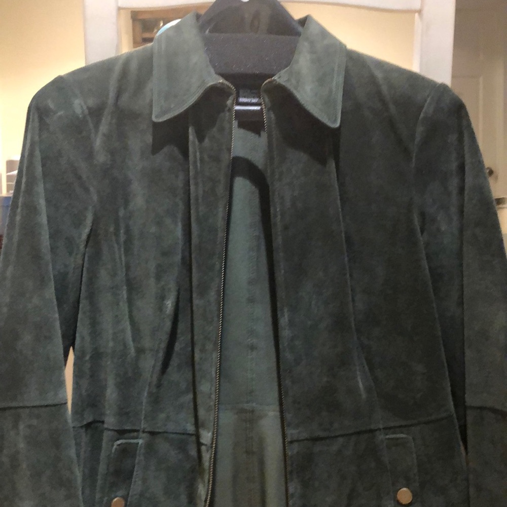 LIKE NEW Suede Mid Length Jacket